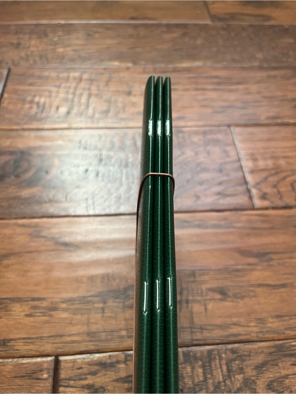 Bieffe Handmade Journal Notebook Made in ITALY 3 Pk Green Leather - Picture 4 of 4